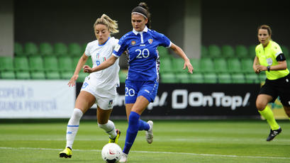 Fotbal feminin. Moldova a cedat în fața Italiei