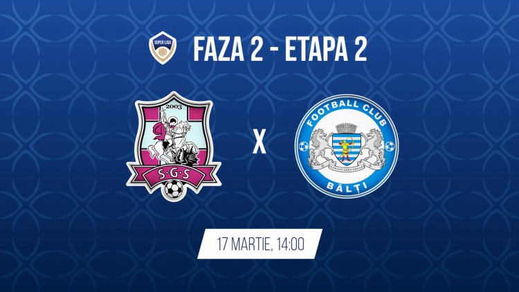 LIVE 14:00. Sfîntul Gheorghe – CSF Bălți

