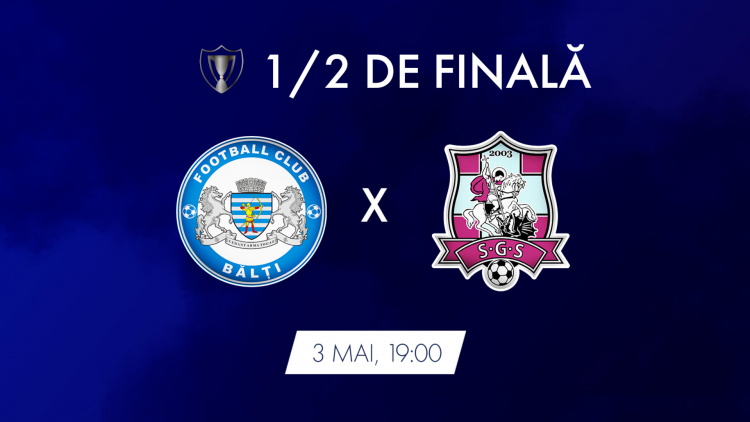 LIVE 19:00. Cupa Moldovei Moldtelecom. CSF Bălți - Sfîntul Gheorghe 
