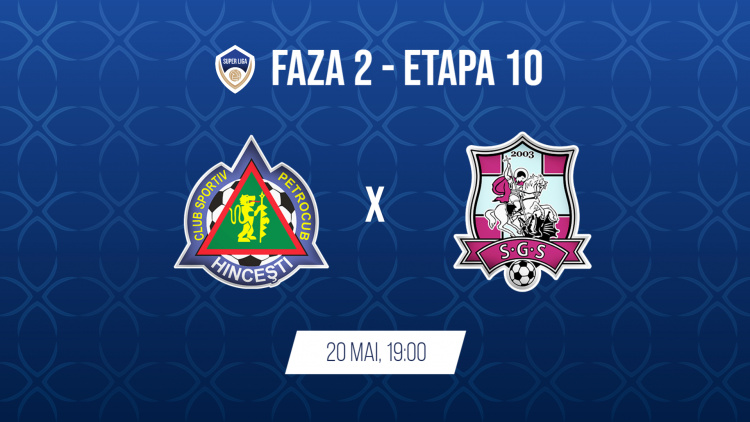 LIVE 19:00. Petrocub - Sfîntul Gheorghe
